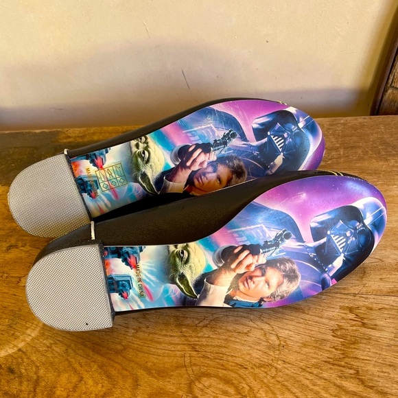 IRREGULAR CHOICE🪐STAR WARS Darth Vader Flats NEW! - Picture 9 of 12